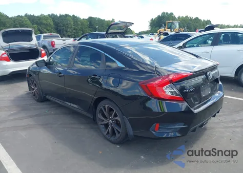 2020 Honda Civic Sport from USA, damaged, VIN 19XFC2F80LE013515